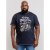 D555 Slater T-shirt Navy - T-shirts - T-shirts i store størrelser - 2XL-14XL