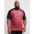 D555 Evans T-shirt Burgundy - T-shirts - T-shirts i store størrelser - 2XL-14XL