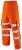 Leo Instow Breathable Executive Cargo Rain pants Hi-Vis Orange - Arbejdstøj - Arbejdstøj i store størrelser