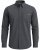 Motley Denim Lisbon Long Sleeve Shirt Charcoal - Skjorter - Skjorter til store mænd 2XL- 8XL