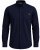 Motley Denim Lisbon Long Sleeve Shirt Navy - Skjorter - Skjorter til store mænd 2XL- 8XL