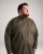 Motley Denim Lisbon Long Sleeve Shirt Dark Khaki - Skjorter - Skjorter til store mænd 2XL- 8XL