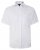 Kam Jeans 6283 Casual SS Herringbone Shirt White - Skjorter - Skjorter til store mænd 2XL- 8XL