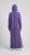 Nora Mikken MARI Maxi Hoodie Dress Purple - Trøjer og hættetrøjer - Sweatere & hoodies til kvinder