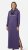 Nora Mikken MARI Maxi Hoodie Dress Purple - Trøjer og hættetrøjer - Sweatere & hoodies til kvinder