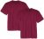 Adamo Marlon Comfort fit 2-pack T-shirt Blackberry - T-shirts - T-shirts i store størrelser - 2XL-14XL