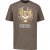 JP1880 T-Shirt Skull Print Guns N Roses Khaki - T-shirts - T-shirts i store størrelser - 2XL-14XL