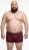 20 Nodi 979 Boxershorts 3-pak Vinrød/Grå/Mørkeblå - Boxershorts - Boxershorts til Store Mænd