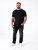 D555 Smartly T-shirt med rund hals Sort 5-pak - T-shirts - T-shirts i store størrelser - 2XL-14XL