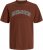 Jack & Jones Caleb Varsity T-Shirt Red - T-shirts - T-shirts i store størrelser - 2XL-14XL