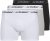 Jack & Jones Soho Solid Trunks 3-pack White/Grey/Black - Undertøj og badetøj - Badetøj og Undertøj i store størrelser 