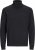 Jack & Jones Basic Knitted Sweater with Rolled Neck Black - Trøjer og hættetrøjer - Trøjer og Hættetrøjer i store størrelser - 2XL-14XL