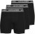 Jack & Jones Solid Boxer 3-Pack Black - Boxershorts - Boxershorts til Store Mænd