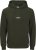 Jack & Jones Soho Hoodie Green - Trøjer og hættetrøjer - Trøjer og Hættetrøjer i store størrelser - 2XL-14XL