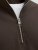 Jack & Jones Soho Sweatshirt with Zipper Brown - Trøjer og hættetrøjer - Trøjer og Hættetrøjer i store størrelser - 2XL-14XL