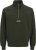 Jack & Jones Soho Sweatshirt with Zipper Green - Trøjer og hættetrøjer - Trøjer og Hættetrøjer i store størrelser - 2XL-14XL