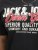 Jack & Jones Logo 2COL T-Shirt Black - T-shirts - T-shirts i store størrelser - 2XL-14XL