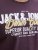 Jack & Jones Logo 2COL T-shirt Purple - T-shirts - T-shirts i store størrelser - 2XL-14XL