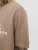 Jack & Jones Dover T-shirt Short Sleeve Brown - T-shirts - T-shirts i store størrelser - 2XL-14XL