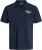 Jack & Jones Makoto Polo Short Sleeve Navy - Polotrøjer - Polotrøjer 2XL-8XL