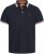 Jack & Jones Paulos Short Sleeve Polo Black Navy - Polotrøjer - Polotrøjer 2XL-8XL