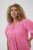 Kaffe Curve Karlia 3/4 Sleeve Blouse Pink - Bluser & tunikaer - 
