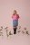 Kaffe Curve Karlia 3/4 Sleeve Blouse Pink - Bluser & tunikaer - 