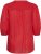 Kaffe Curve Karlia 3/4 Sleeve Blouse Red - Bluser - 