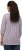 Ulla Popken Polka Dot 3/4 Sleeve Square Neck A-Line Tee Light Blue-Grey - Trykte T-shirts til kvinder - Printede T-shirts til Damer