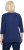 Ulla Popken Decorative Plant 3/4 Sleeve T-Shirt Ink Blue - Trykte T-shirts til kvinder - 