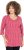 Ulla Popken Minimalist Ho Ho Ho Print 3/4 Sleeve Tee Salsa Red - Trykte T-shirts til kvinder - Printede T-shirts til Damer