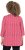 Ulla Popken Minimalist Ho Ho Ho Print 3/4 Sleeve Tee Salsa Red - Trykte T-shirts til kvinder - Printede T-shirts til Damer