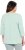 Ulla Popken Metallic Lettering 3/4 Sleeve Tee Mint Green - Trykte T-shirts til kvinder - 