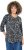 Ulla Popken Asymmetric Cowboy Boot Print Tee Black - Trykte T-shirts til kvinder - 