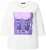 Ulla Popken Fashion Graphic T-Shirt Off-White - Trykte T-shirts til kvinder - 