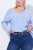 Ulla Popken Classic Belt Blue - Damebælter i store størrelser - 