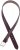 Ulla Popken Snake Embossed Belt Burgundy - Damebælter i store størrelser - Bælter i str. 95-155 cm