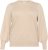 Kaffe Curve Lizzy Langærmet striktrøje Beige - Pullovere & strik - 