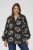 Kaffe Curve Kimmie Blouse Black Chalk Embroidery - Bluser - 