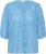 Kaffe Curve Gabby Blouse Azure Blue - Bluser - Bluser i plus size til hverdag
