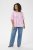 Kaffe Curve Marla Blouse Pink Frosting Chalk Leaf - Bluser - 