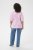 Kaffe Curve Marla Blouse Pink Frosting Chalk Leaf - Bluser - 
