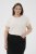Kaffe Curve Felice Blouse Chalk - Bluser - Bluser i plus size til hverdag