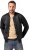 JP1880 College Jacket Scuba Fabric with Zipper Black - Jakker - Jakker i store størrelser, 2XL- 12XL