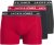 Jack & Jones Hector Solid Trunks 3-Pack Navy/Red/Grey - Boxershorts - Boxershorts til Store Mænd