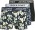 Jack & Jones Acray Flower Boxers 3-Pack Black/Navy - Undertøj og badetøj - Badetøj og Undertøj i store størrelser 