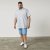 North Latitude 61147 Chino-shorts Blå - Shorts - Shorts i store størrelser - W40-W60