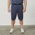 North Latitude 61154 Comfort Fit-shorts i Hør Marineblå - Shorts - Shorts i store størrelser - W40-W60
