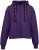 Nora Mikken GERTRUD Cropped Hoodie Purple - DAMETØJ XS-XXL - Casual dametøj – XS til XXL