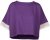 Nora Mikken AGNES Crop Top Purple - T-shirts - T-shirts & croptops